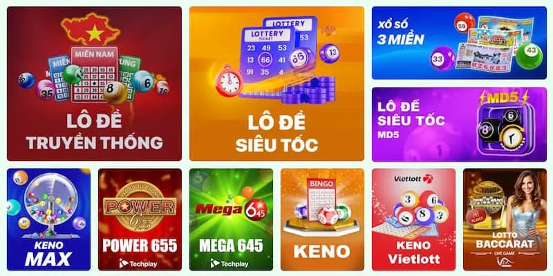 Sảnh game Lu88 quay số trúng thưởng độc đắc